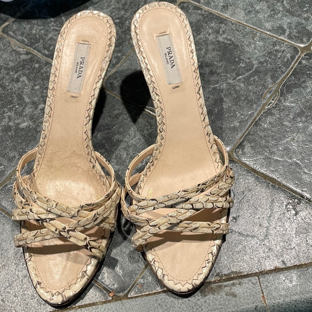 Barely used original Prada shoes
